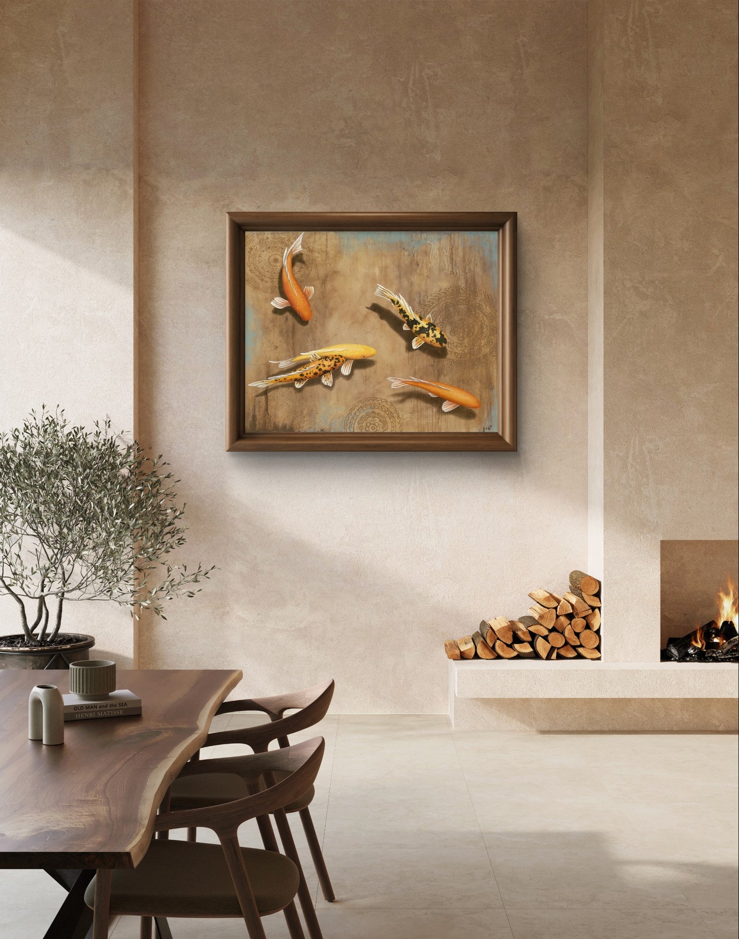 "October Swim" Print