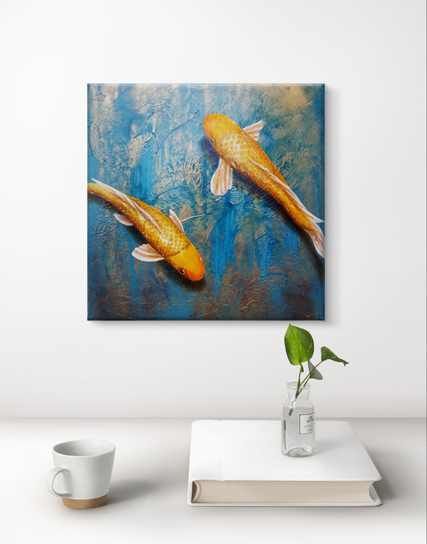 "A Peaceful Pair" 16x16 Print