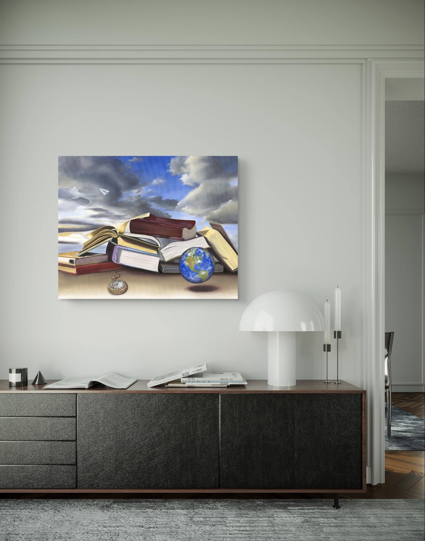 "The World is a Book" Print