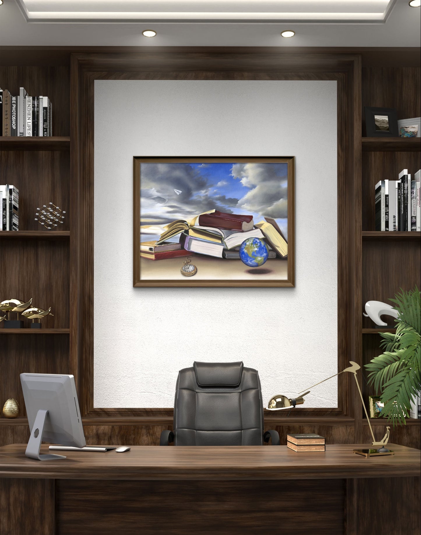 "The World is a Book" Print