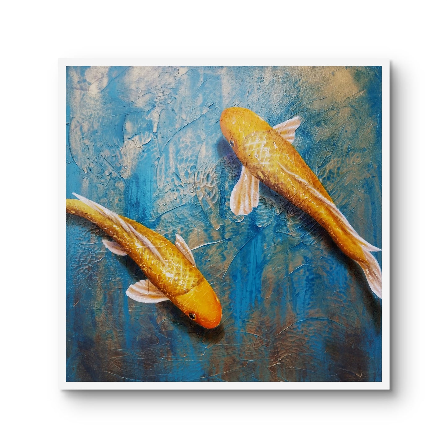 "A Peaceful Pair" 16x16 Print