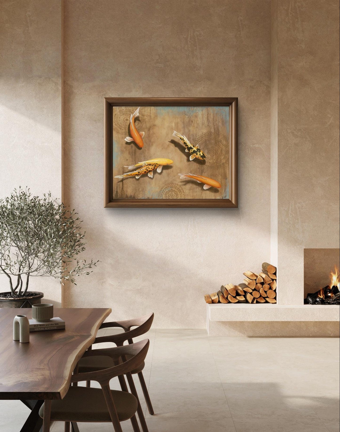 "October Swim" Print