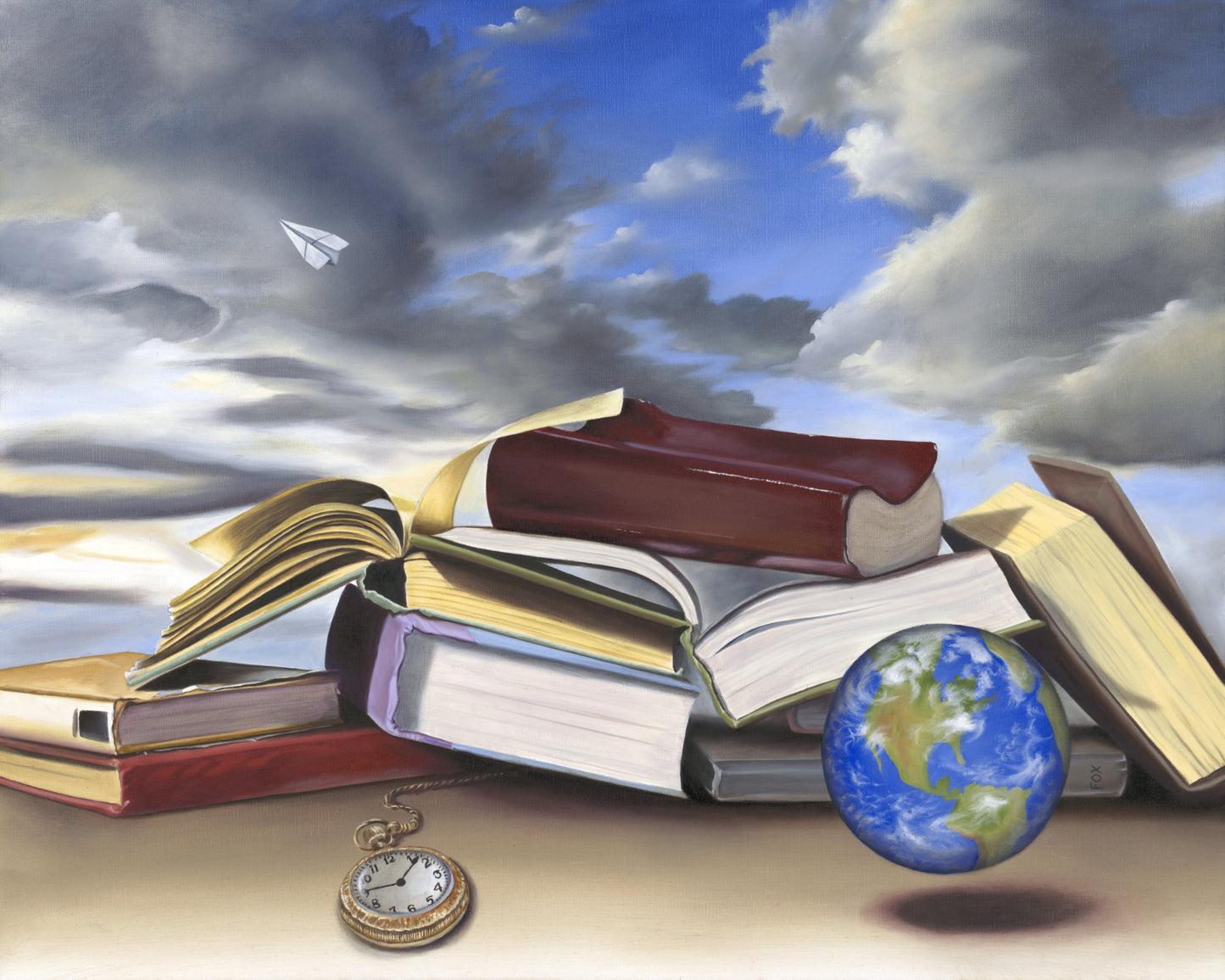 "The World is a Book" Print